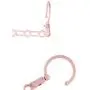 10pcs Random Color Porous Windproof Hanger Multi-Function Rotating Hanger Travel Portable Non-Slip Clothes Hook Pink Hanger for Clothes Socks 10pcs Random Color Porous Windproof Hanger Multi-Function Rotating Hanger Travel Portable Non-Slip Clothes Hook Pink Hanger for Clothes Socks