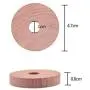 TIMESETL 40 Packs Aromatic Cedar Blocks for Clothes Storage, Natural Cedar Wooded Rings for Hangers, Closet Storage Accessories and Drawers