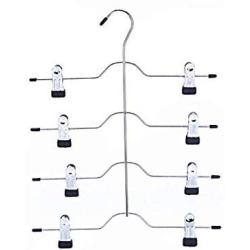 5PC 4 Layers Stainless Steel Multifunctional Clothes Hangers Pants Storage Hangers Cloth Rack Multilayer Storage Cloth Hanger Decoration