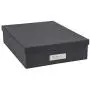 Bigso Oskar Fiberboard Label Frame Document Letter Box, 3.3 x 10.2 x 13.8 in, Dark Grey Bigso Oskar Fiberboard Label Frame Document Letter Box, 3.3 x 10.2 x 13.8 in, Dark Grey
