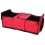 Mesh Net Pocket Auto Care Car Trunk Storage Bag Storage Folding Storage Box,Without Net Bag,red