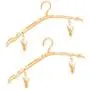 Toygogo 2 pcs Travel Hangers Portable Collapsible Clothes Hangers Folding Hangers Travel Laundry Accessories Space Saving for Clothes - Beige Toygogo 2 pcs Travel Hangers Portable Collapsible Clothes Hangers Folding Hangers Travel Laundry Accessories Space Saving for Clothes - Beige