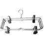 2pcs Random Color Clothes Hangers Multilayer Skirt Trouser Hanger for Pants Non Slip Metal Hanger Clips with 12 Clips Clothing Storage Rack Holder 2pcs Random Color Clothes Hangers Multilayer Skirt Trouser Hanger for Pants Non Slip Metal Hanger Clips with 12 Clips Clothing Storage Rack Holder
