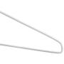 HANGERWORLD 50 White 16inch Metal Wire 13 Gauge Clothes Coat Garment Pants Bar Hangers