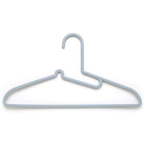 Iddefee Clothes Hanger 20 Pieces Japanese Plastic Collar Hanger Non-Slip Seamless Drying Clothes Hanging Adult Wet and Dry Clothes Hanger S Oblique Garment Support Pants Hangers