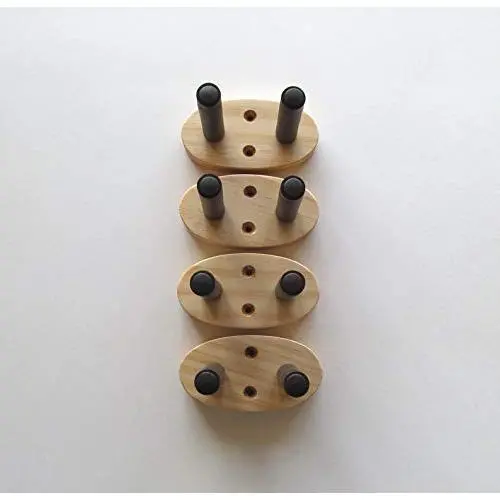 Standard Ukulele Wall Mount Hanger, 4 Pack