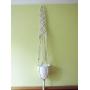 Macrame plant hanger- wall hanging-fiber art-vertical garden