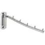 Newdora Folding Wall Mounted Clothes Hanger Rack Hook Laundry Drying Rack Instant Clothes Closet Stainless Steel Clothes Rack Closet Clothes Storage System Support Up To 45 Pounds