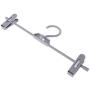 3pcs Clothes Trousers Pants Skirt Dress Hangers Clip Hook Rack Non-Slip Adjustable