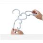 DNJKSA Angel Wings Shape Traceless Non-Slip Hanger Wardrobe Organizer for Home Hotel Clothes Hangers Scarf Tie Hook(Random Color)(10 Pieces/Lot)