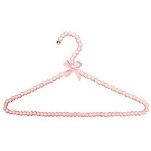 5pcs Random Color 40cm Pearl Plastic Adult Hanger Clothes Rack Hangers for Clothes Coat Sweater Dress Hanger