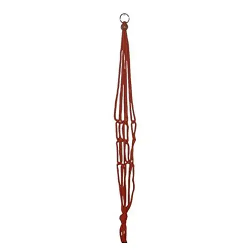 36 in. Rust Macrame Plant Hanger 36 in. Rust Macrame Plant Hanger