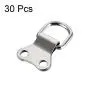 uxcell D Ring Picture Hangers, 36mm x 22mm Silver Tone Assortment Kit for Photo Hanging Solutions, 30 Pcs uxcell D Ring Picture Hangers, 36mm x 22mm Silver Tone Assortment Kit for Photo Hanging Solutions, 30 Pcs