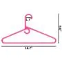 Neaties American Made Pink Super Heavy Duty Plastic Hangers, Plastic Clothes Hangers Ideal for Everyday Use, Clothing Standard Hangers, 36pk