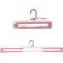 5pcs Random Color Creative Laundry Drying Towel Clothes Hanger Collapsible Plastic Towel Racks Garden Clothing Clip Household Bed Sheets Blanket