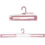 5pcs Random Color Creative Laundry Drying Towel Clothes Hanger Collapsible Plastic Towel Racks Garden Clothing Clip Household Bed Sheets Blanket