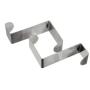Stainless Steel Over Door Hooks Kitchen Towel Clothes Hanger Holder (2)