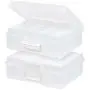 IRIS USA, Inc. KP-XLPHO 4" x 6" Photo and Embellishment Craft Keeper, Extra Large, Clear, 2 Count IRIS USA, Inc. KP-XLPHO 4" x 6" Photo and Embellishment Craft Keeper, Extra Large, Clear, 2 Count