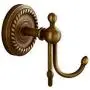 Kelelife Robe Hook Antique Brass Double Towel Hook, Wall Mounted Coat Clothes Hanger with Braiding Carvings for Wardrobe Bathroom Bedroom, Vintage Style Kelelife Robe Hook Antique Brass Double Towel Hook, Wall Mounted Coat Clothes Hanger with Braiding Carvings for Wardrobe Bathroom Bedroom, Vintage Style