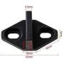 LWZH Sliding Barn Door Hardware Rollers Hangers for Single Door Interior Door Pulley Wheels(Black Big Wheel J-Shaped Hangers) NO Sliding Rail Track LWZH Sliding Barn Door Hardware Rollers Hangers for Single Door Interior Door Pulley Wheels(Black Big Wheel J-Shaped Hangers) NO Sliding Rail Track