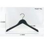 5pcs Luxury Black Wooden Hanger for Clothes Blouse Shirts