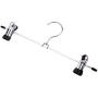 10Pcs Hangers for Clothes Stainless Steel Clip Stand Hanger Pants Skirt Kid Clothes Adjustable Pinch Grip Cabide Random Color