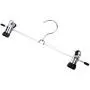 10Pcs Hangers for Clothes Stainless Steel Clip Stand Hanger Pants Skirt Kid Clothes Adjustable Pinch Grip Cabide Random Color