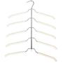 Multi Layers Clothes Organizer Space Saver 5-Layer 400g Clothes Hanger Wardrobe Practical 2pcs Random Color