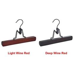 cyclamen9 Storage Clothes Hanger No Trace Hanging Home Solid Wood Clip Type Wardrobe Hotel