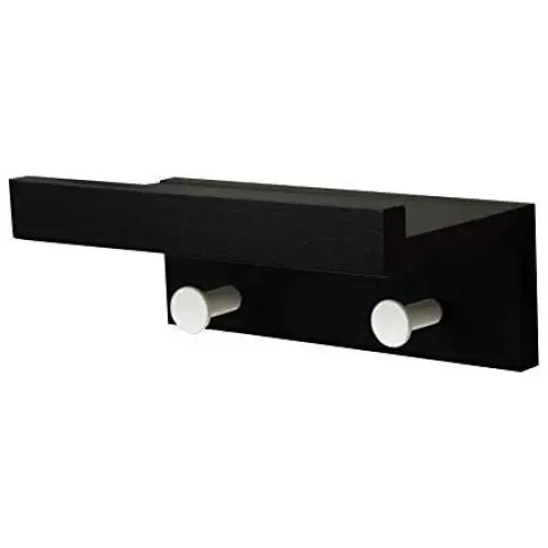 Wall Mounted Shelf Coat Hooks - Entryway Shelf with Hooks,2 Hooks 9 inches,Hanging Book Shelves with Hat Racks Wall Storage Shelf with Hooks Hanging Shelf with Holder for Bedroom, Kitchen, Bathroom Wall Mounted Shelf Coat Hooks - Entryway Shelf with Hooks,2 Hooks 9 inches,Hanging Book Shelves with Hat Racks Wall Storage Shelf with Hooks Hanging Shelf with Holder for Bedroom, Kitchen, Bathroom