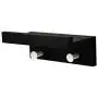Wall Mounted Shelf Coat Hooks - Entryway Shelf with Hooks,2 Hooks 9 inches,Hanging Book Shelves with Hat Racks Wall Storage Shelf with Hooks Hanging Shelf with Holder for Bedroom, Kitchen, Bathroom Wall Mounted Shelf Coat Hooks - Entryway Shelf with Hooks,2 Hooks 9 inches,Hanging Book Shelves with Hat Racks Wall Storage Shelf with Hooks Hanging Shelf with Holder for Bedroom, Kitchen, Bathroom