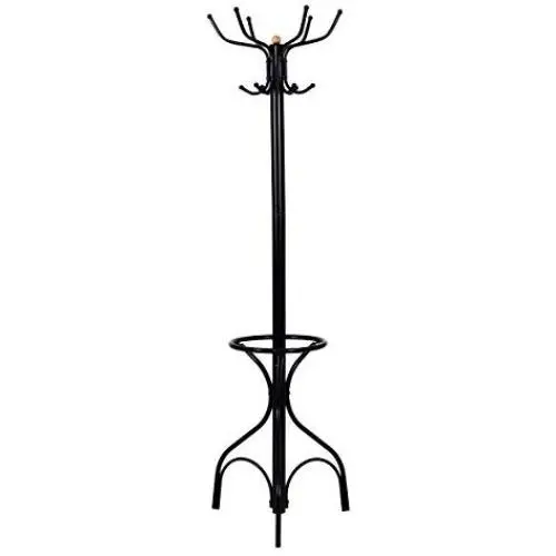 Cypressshop Metal Coat Rack Hat Hanger Tree Hanging Free Stable Stand 6 Clothes Hooks Umbrella Holder Keeping 2 Layer Structure Vintage Style Entry Hall Way Home Furniture Cypressshop Metal Coat Rack Hat Hanger Tree Hanging Free Stable Stand 6 Clothes Hooks Umbrella Holder Keeping 2 Layer Structure Vintage Style Entry Hall Way Home Furniture