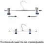 20 Pcs Stainless Steel Trouser Hanger Rack Coat Pants Skirt Hangers Clothes Stand Holder with 2 Adjustable Non-Slip Clips 28cm 20 Pcs Stainless Steel Trouser Hanger Rack Coat Pants Skirt Hangers Clothes Stand Holder with 2 Adjustable Non-Slip Clips 28cm