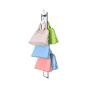 WJL Hanging Handbag Closet Organizer Purse Storage with 10 Hooks and Swivel Hanger (Five Colors are Available)