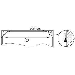 Sawtooth 20 Pcs. (10 Pairs) Wall Hugger Hanger for Wooden Picture & Canvas Frames or Signs & Posters with Screws and Bumpers