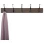 AmazonBasics Wall Mounted Standard Coat Rack, 5 Hooks, Set of 2, Espresso