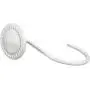 AmazonBasics Shower Curtain Hooks - Beaded Circle, Nickel AmazonBasics Shower Curtain Hooks - Beaded Circle, Nickel