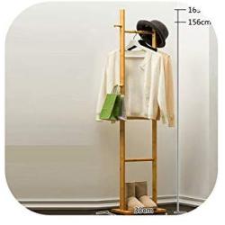 Coat Rack,Wardrobe Wall Hanger Clothes Hangers Wall Clothes Hanger Wooden Coat Rack Clothes Stand,Model D