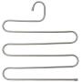 GONGFF Pants Hangers Stainless Steel Multi Function S-Shaped Clothes Hanger for Scarf Belt Tie Coat Closet