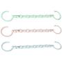 10pcs Random Color Windproof 5Hole Magic Coat Clothes Hanger Multifunction Holder Clothes Hanging Organizer Folding Rotating Coat Storage Rack