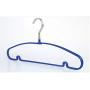 10pcs Random Color Candy Color Space Saving Plastic Coated Metal Clothes Hanger, Heavy Duty Non Slip Shirt Dress Rack