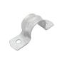 Heavy Duty Rigid Pipe Strap Clamp Hanger, 2 Holes, Galvanized or PVC Pipes, IMC Conduit (10, 1/2 Inch)