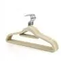 10pcs Random Color 42cm Hangers for Clothes Quality Eco-Friendly Flock Printing Magic Hanger Slip-Resistant Hangers Clothes Rack