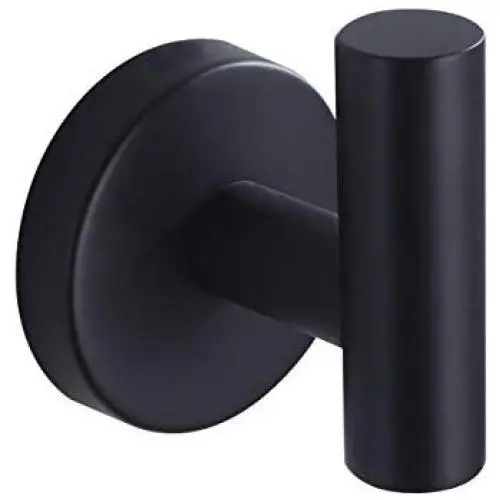 Nolimas Towel Coat Hook Matte Black SUS304 Stainless Steel Bathroom Clothes Cabinet Closet Sponges Robe Hook Wall Mounted Round Kitchen Heavy Duty Door Hanger 1 Pack Nolimas Towel Coat Hook Matte Black SUS304 Stainless Steel Bathroom Clothes Cabinet Closet Sponges Robe Hook Wall Mounted Round Kitchen Heavy Duty Door Hanger 1 Pack