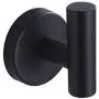 Nolimas Towel Coat Hook Matte Black SUS304 Stainless Steel Bathroom Clothes Cabinet Closet Sponges Robe Hook Wall Mounted Round Kitchen Heavy Duty Door Hanger 1 Pack Nolimas Towel Coat Hook Matte Black SUS304 Stainless Steel Bathroom Clothes Cabinet Closet Sponges Robe Hook Wall Mounted Round Kitchen Heavy Duty Door Hanger 1 Pack