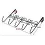 Dingang Over The Door 5 Brown Hanger Rack - Decorative Metal Hanger Holder for Home Office Use Dingang Over The Door 5 Brown Hanger Rack - Decorative Metal Hanger Holder for Home Office Use