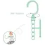 10pcs Random Color 5 Circle Plastic Hanger Cabide Clothes Hanger Hook Hanger Organizer Fixed Holder Storage Racks Buckle Hanger Anti-Slip Home 10pcs Random Color 5 Circle Plastic Hanger Cabide Clothes Hanger Hook Hanger Organizer Fixed Holder Storage Racks Buckle Hanger Anti-Slip Home
