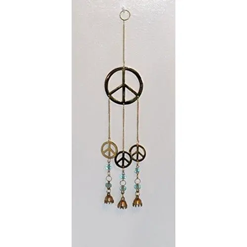 PEACE Sign Wind Chime or Window Hanger PEACE Sign Wind Chime or Window Hanger