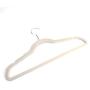 Yuucin 10pcs 450.524.5 Plastic Flocking Clothes Hangers INon Slip & Space-Saving vory White Yuucin 10pcs 450.524.5 Plastic Flocking Clothes Hangers INon Slip & Space-Saving vory White