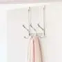 iDesign 53070 York Lyra Steel Over-The-Door 6-Hook Storage Rack - 8.38'' x 5.25'' x 11'', Chrome iDesign 53070 York Lyra Steel Over-The-Door 6-Hook Storage Rack - 8.38'' x 5.25'' x 11'', Chrome